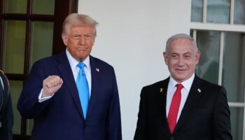 Trump recibe a Netanyahu en la Casa Blanca y dice que a los palestinos "no les queda otra alternativa" que irse de Gaza