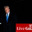 Trump threatens to widen tariffs with warning against EU – US politics live