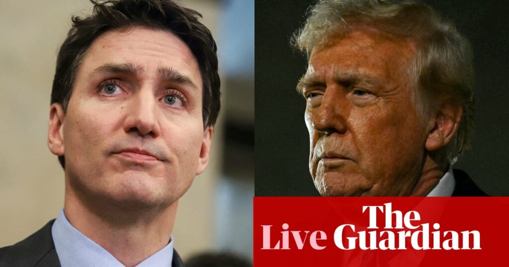 Trump to pause Canada tariffs for at least 30 days as China levies set to take effect on Tuesday – live