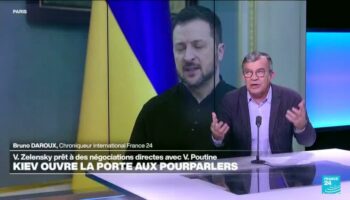 Ukraine : Zelensky prêt à des négociations directes avec Poutine