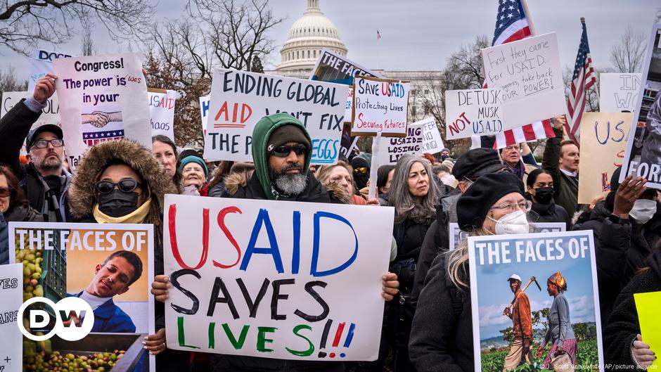 Unions sue Trump administration over attack on USAID