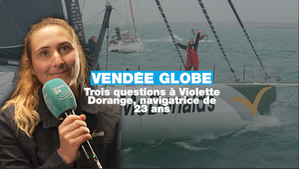 Violette Dorange raconte les trois moments marquants de son Vendée Globe à France 24