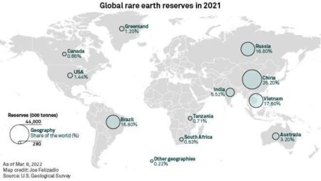 Map Shows Australia’s Rare Earth Deposits as Tariff Battle Escalates – Newsweek